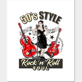 rock and roll soul Posters and Art